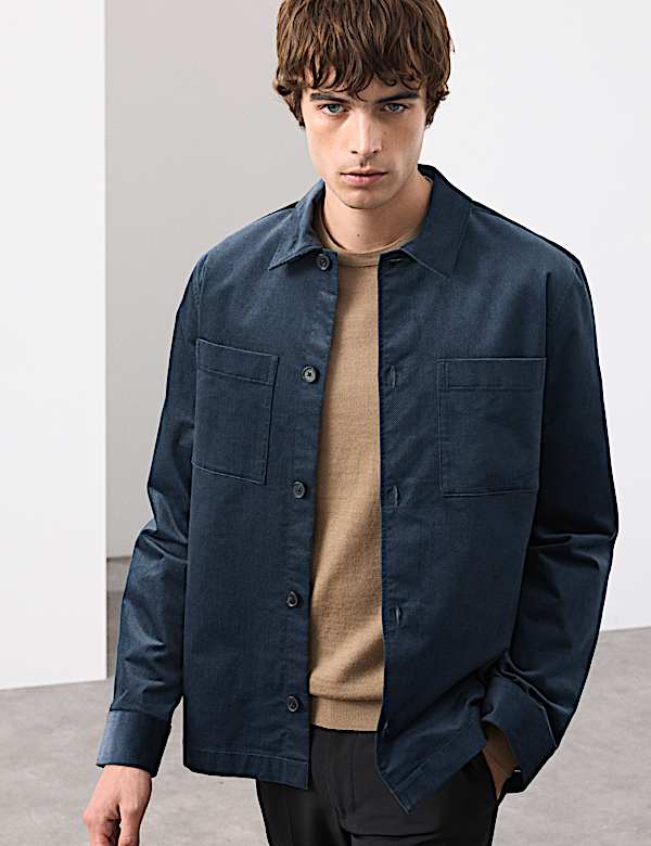 Πουκάμισο κοτλέ με κανονική εφαρμογή και υψηλή περιεκτικότητα σε βαμβάκι - GR