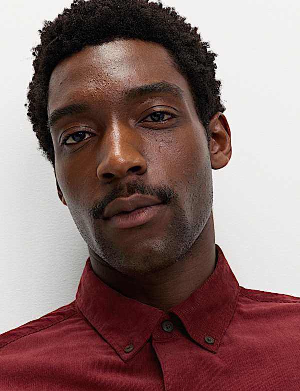 Pure Cotton Corduroy Shirt