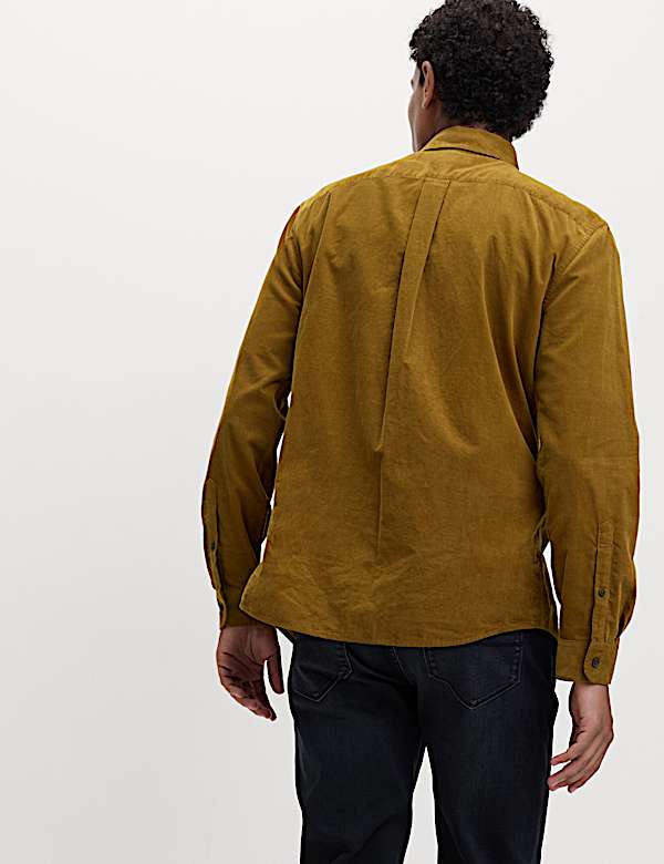 Pure Cotton Corduroy Shirt