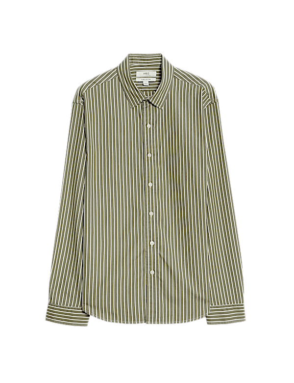 Pure Cotton Striped Shirt