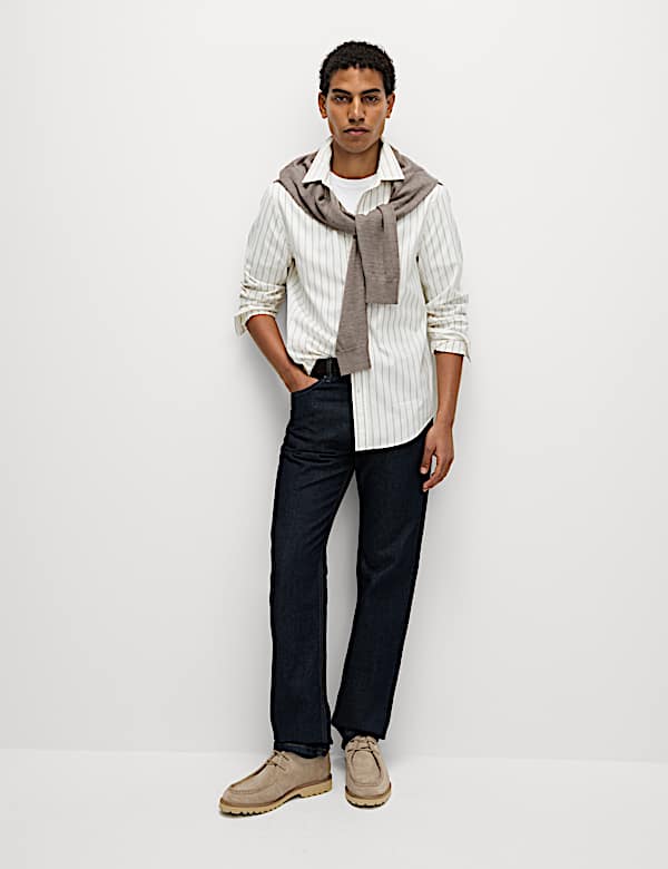Pure Cotton Striped Shirt