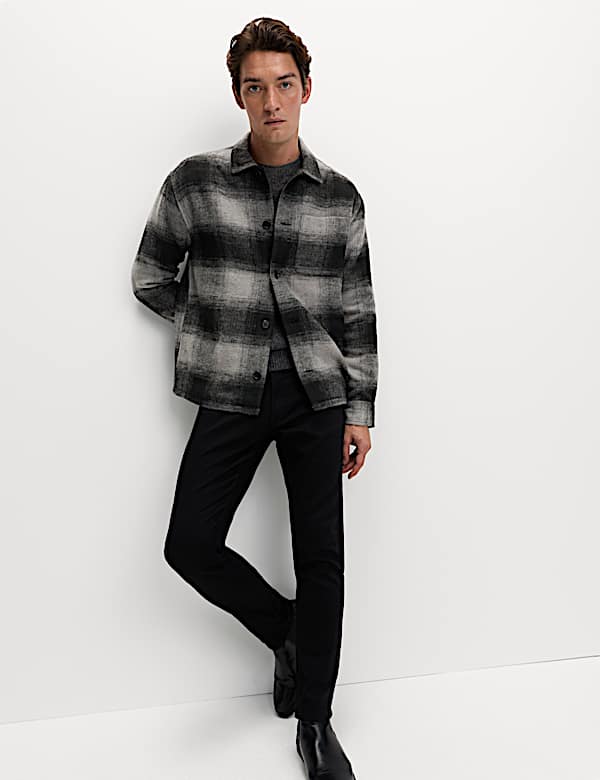 Brushed Checked Overshirt - IL