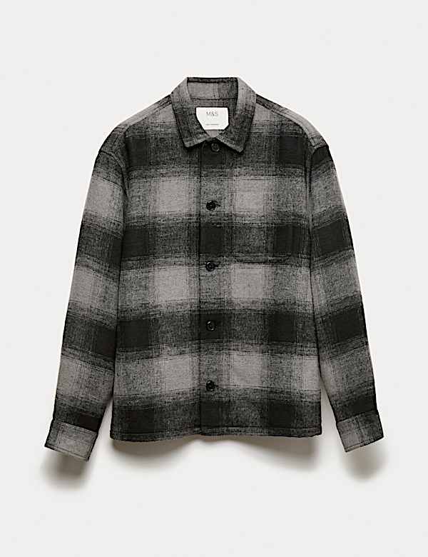 Brushed Checked Overshirt - IL