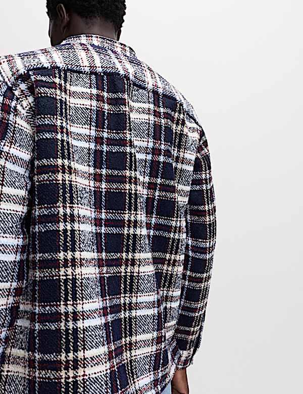 Regular Fit Checked Overshirt