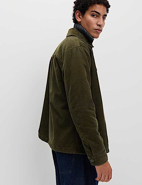 Koszula wierzchnia z podszewką z misia z przewagą bawełny - PL