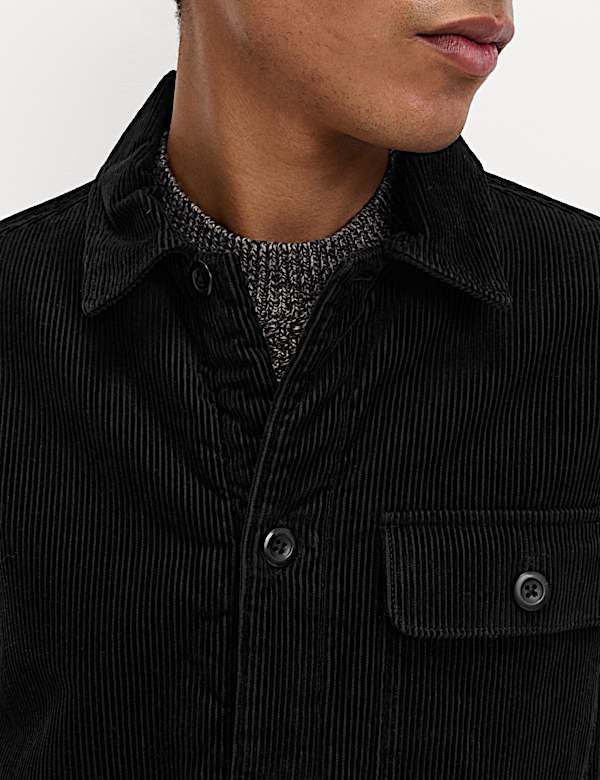 Cotton Rich Borg Lined Overshirt - MV