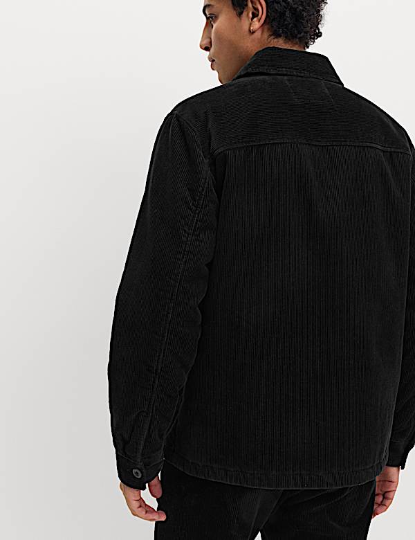 Cotton Rich Borg Lined Overshirt - MV