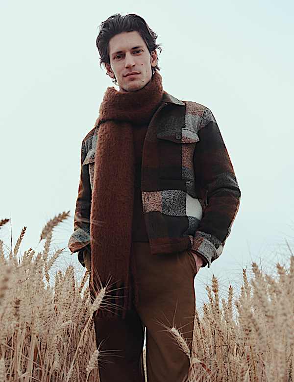 Quilt Lined Check Overshirt with Thermowarmth™ - MX