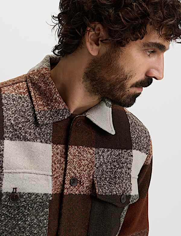 Quilt Lined Check Overshirt - CZ