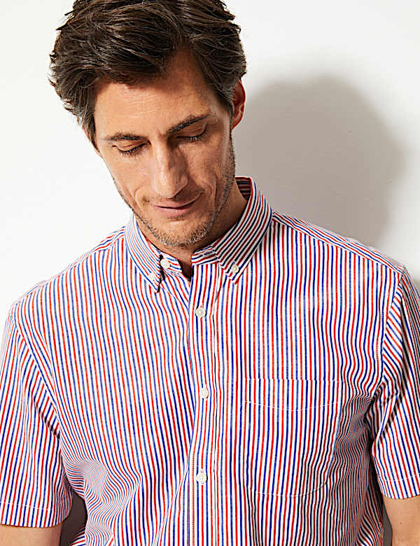 Pure Cotton Striped Shirt