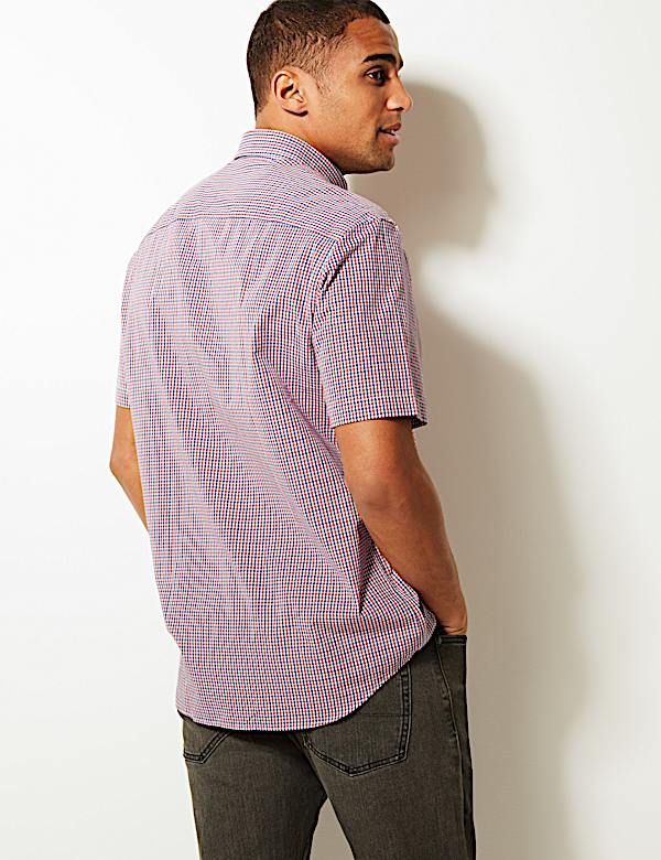 Pure Cotton Checked Shirt