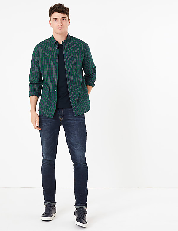 Pure Cotton Checked Shirt