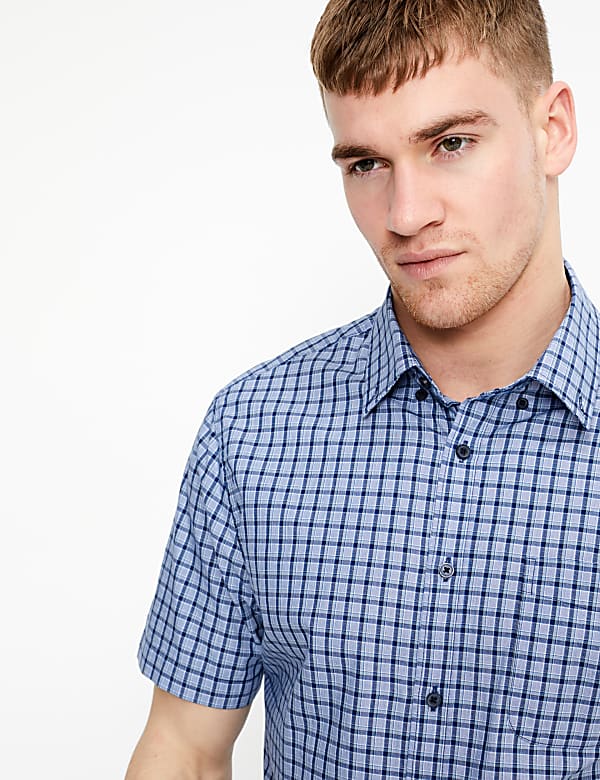 Pure Cotton Checked Shirt