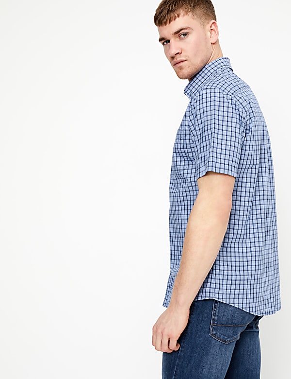 Pure Cotton Checked Shirt