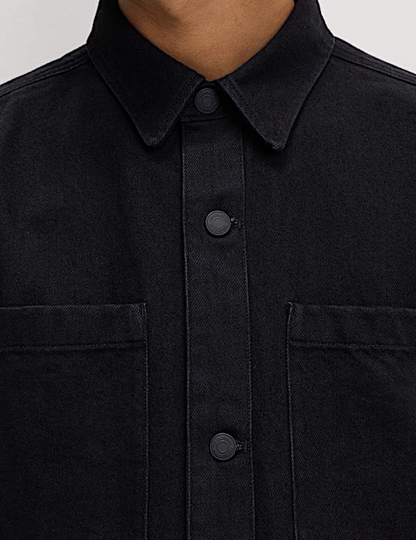 Surchemise en denim coupe standard - CA