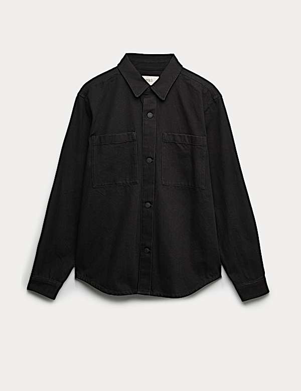 Surchemise en denim coupe standard - CA