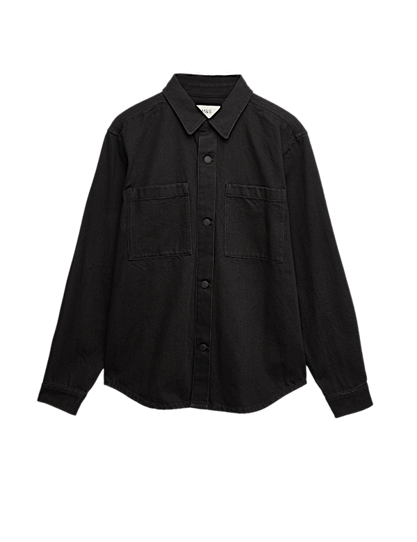 Regular Fit Denim Overshirt