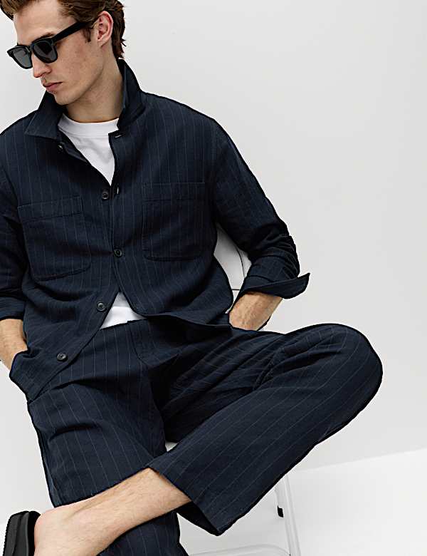 Linen Rich Overshirt - JP