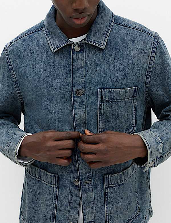 Pure Cotton Regular Fit Overshirt - MV