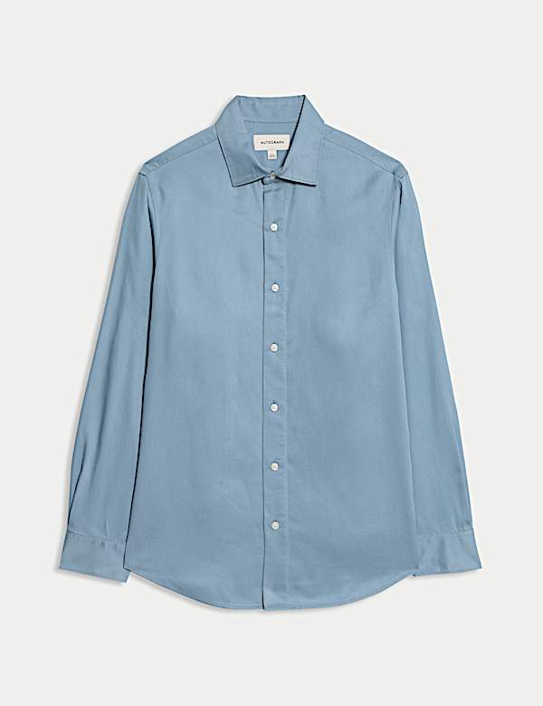 Tričko s dlouhým rukávem, standardní střih, snadné žehlení - CZ