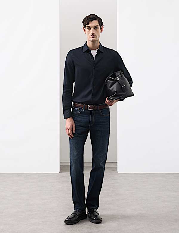 Regular Fit Easy Iron Long Sleeve Shirt