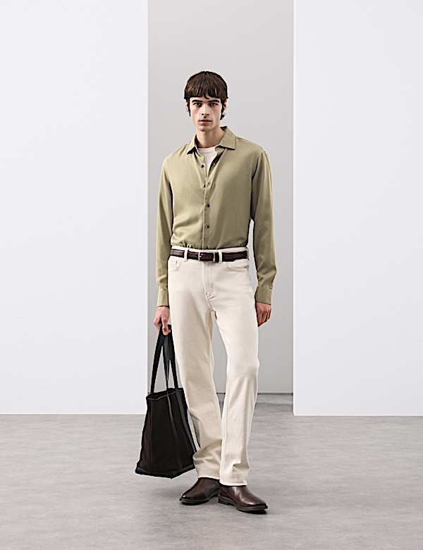 Regular Fit Easy Iron Long Sleeve Shirt