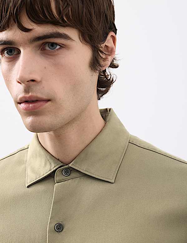 Regular Fit Easy Iron Long Sleeve Shirt