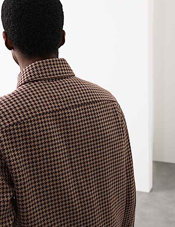 חולצת ז'קט מכותנה טהורה בדוגמת פפיטה - IL