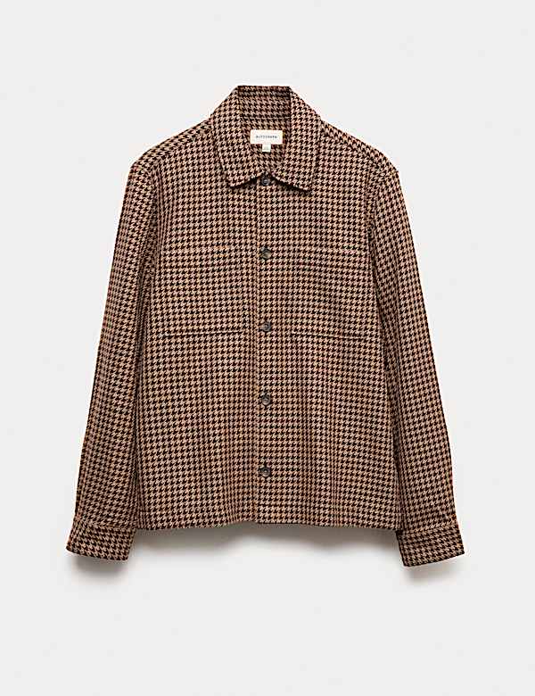 חולצת ז'קט מכותנה טהורה בדוגמת פפיטה - IL