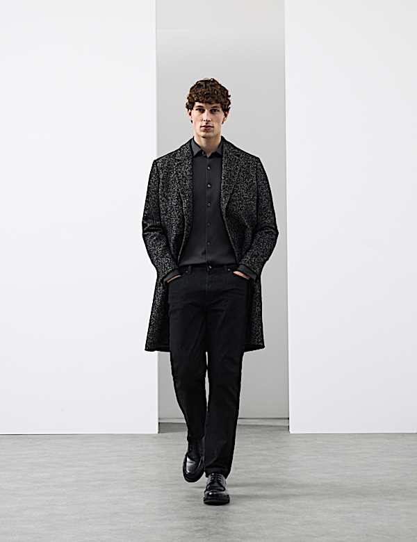 Slim Fit Easy Iron Pure Cotton Jersey Shirt - CY