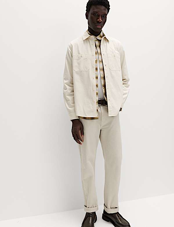 Pure Cotton Garment Dye Oxford Shirt - MX