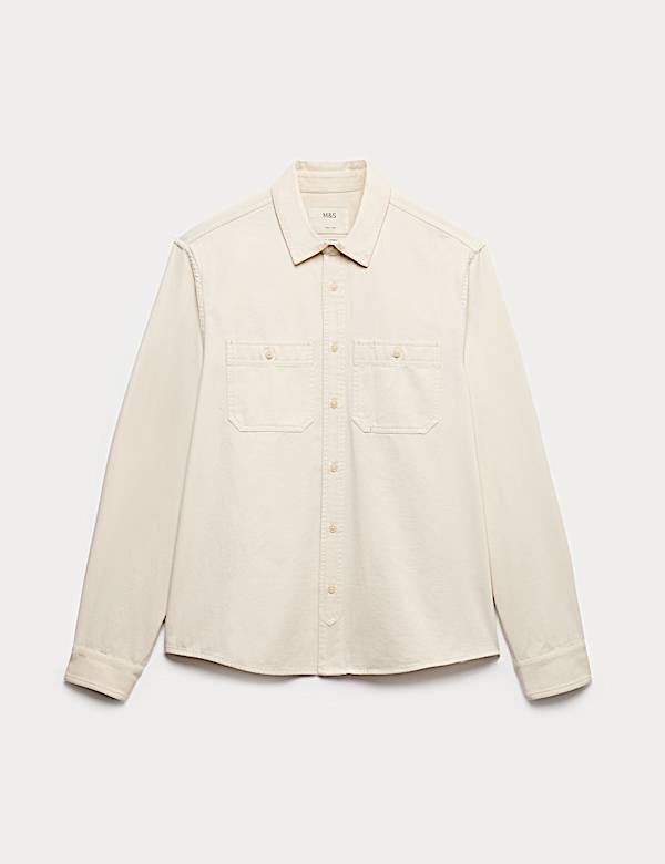 Pure Cotton Garment Dye Oxford Shirt - MX