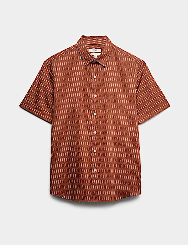 Pure Cotton Textured Shirt - NZ