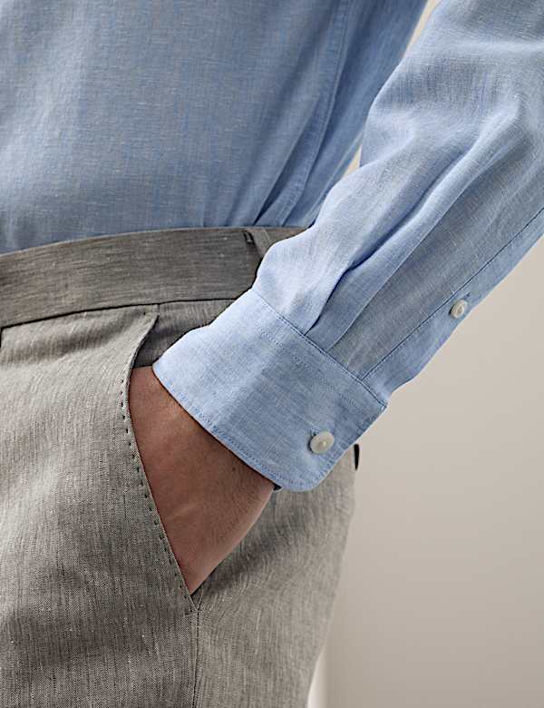 Easy Iron Linen Rich Performance Shirt
