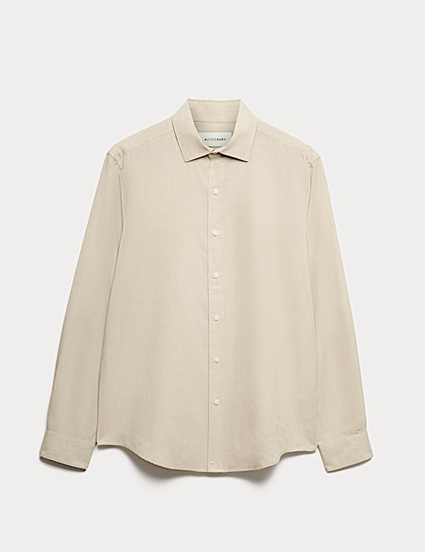 Easy Iron Linen Rich Performance Shirt - IS