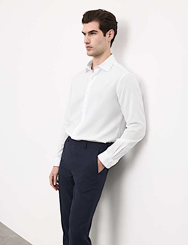 Chemise Performance en lin, repassage facile - LU