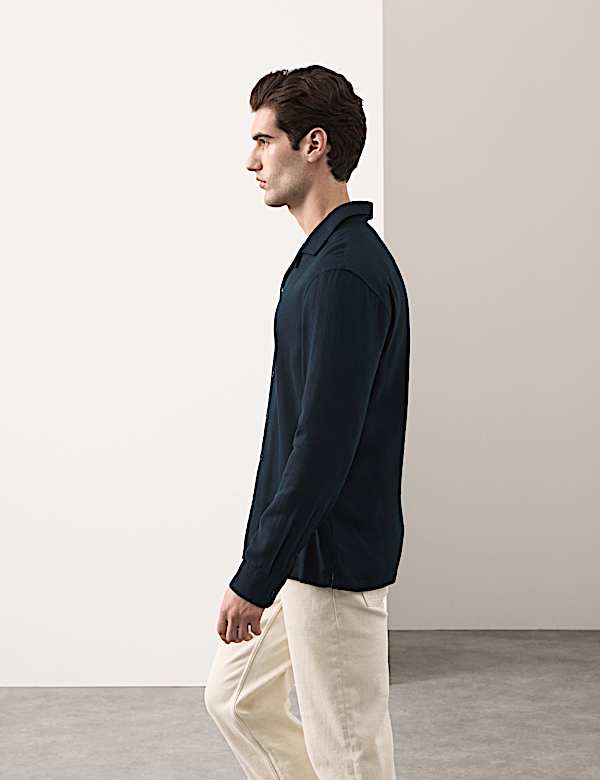 Linen Blend Shirt - FI