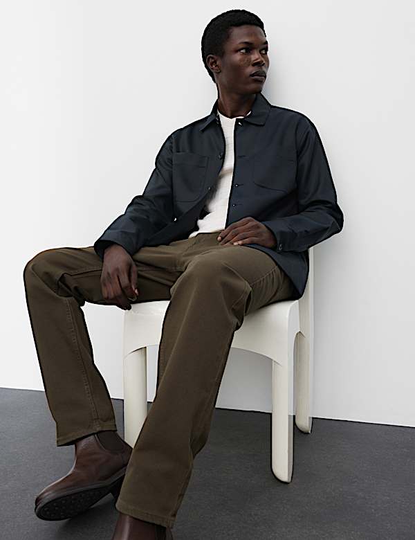 Linen Blend Overshirt - BE