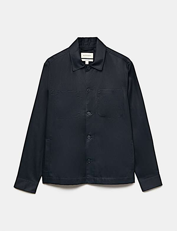 Linen Blend Overshirt - CZ