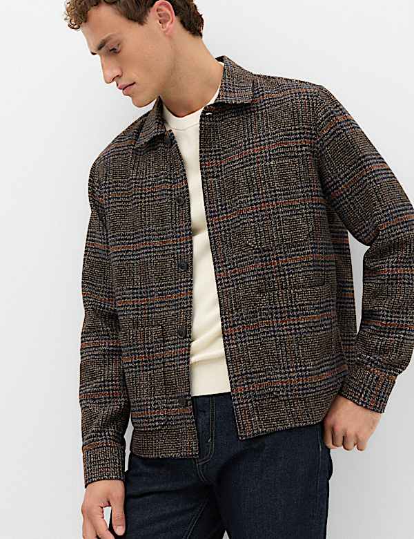 Checked Overshirt