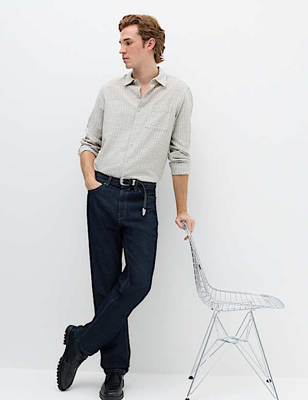 Regular Fit Checked Shirt - AL