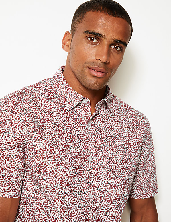 Pure Cotton Printed Shirt