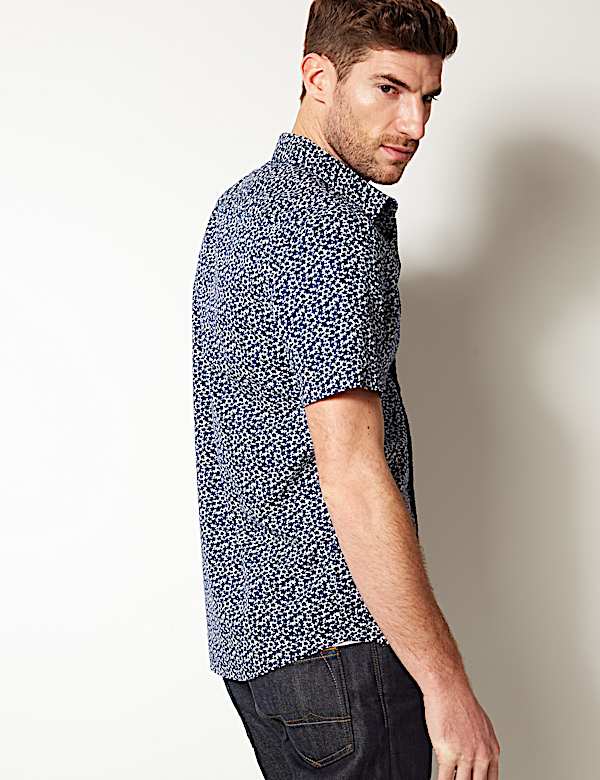 Pure Cotton Printed Shirt