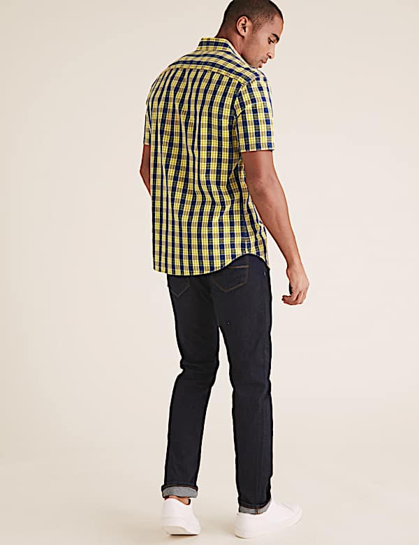 Pure Cotton Checked Shirt