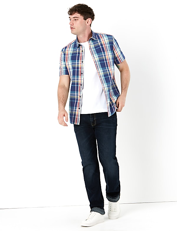 Pure Cotton Check Shirt