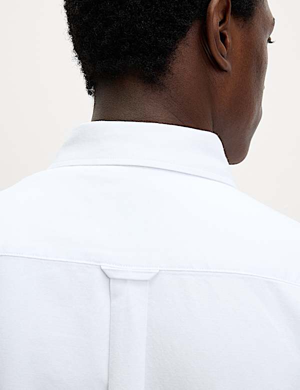 Easy Iron Cotton Rich Oxford Shirt - IT