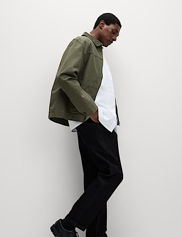 Easy Iron Cotton Rich Oxford Shirt - IT