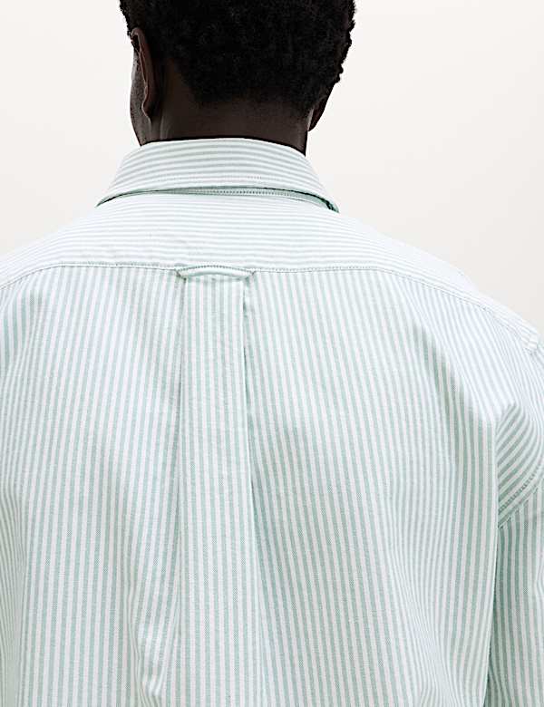 Ultimate Pure Cotton Striped Oxford Shirt