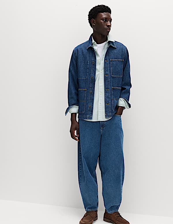 Ultimate Pure Cotton Striped Oxford Shirt