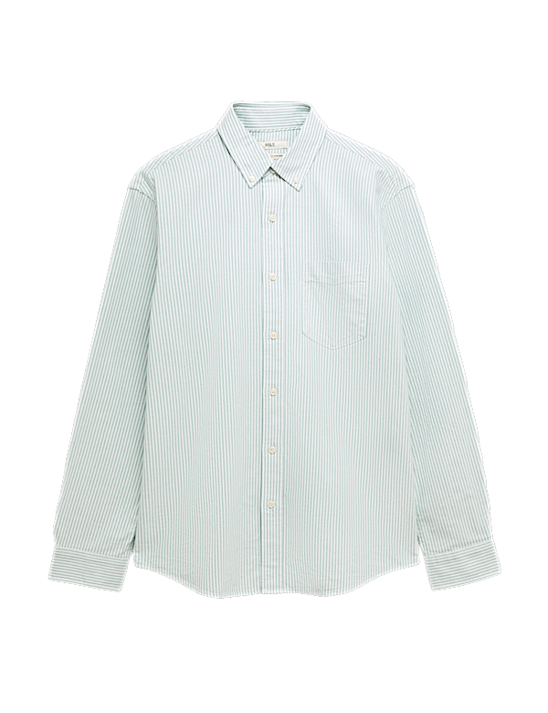 Ultimate Pure Cotton Striped Oxford Shirt